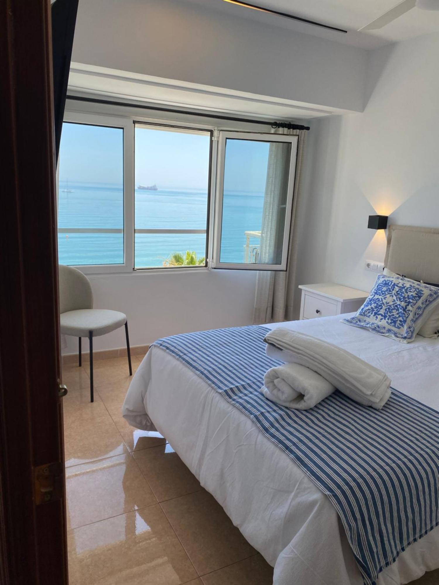 Apartamento Con Terraza Vista Al Mar Malagueta Málaga Kültér fotó