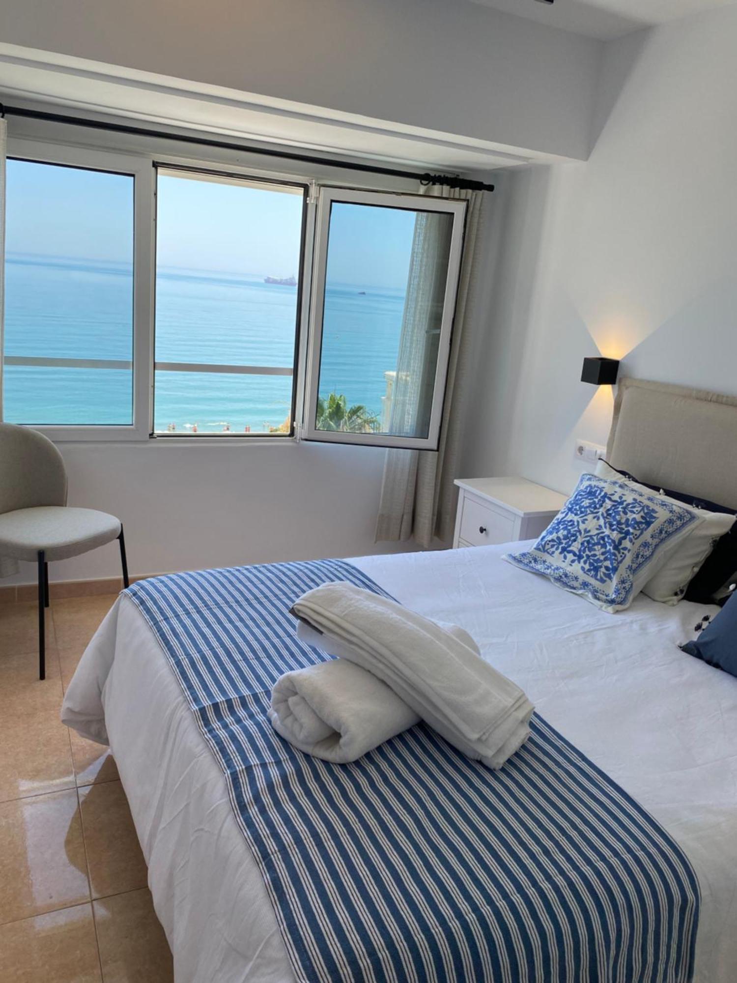 Apartamento Con Terraza Vista Al Mar Malagueta Málaga Kültér fotó